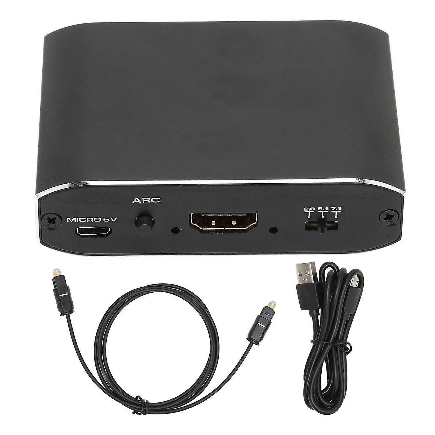 HD Multimedia Interface Sound Extractor 4K At 60Hz 3 Output Support ARC Sound Converter Adapter for 