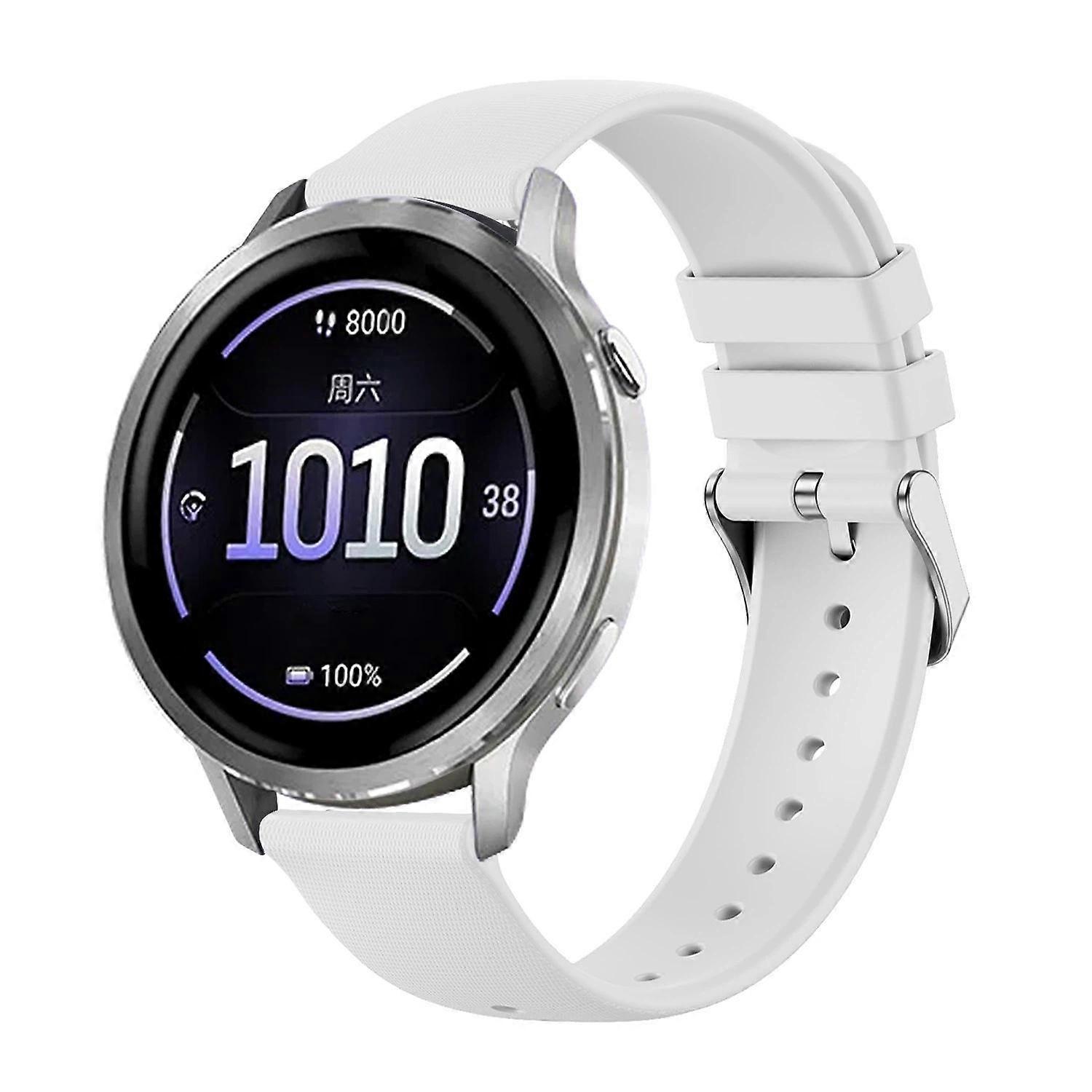 Delicate Texture Solid Color Silicone Watch Band For Garmin Venu 4 41mm