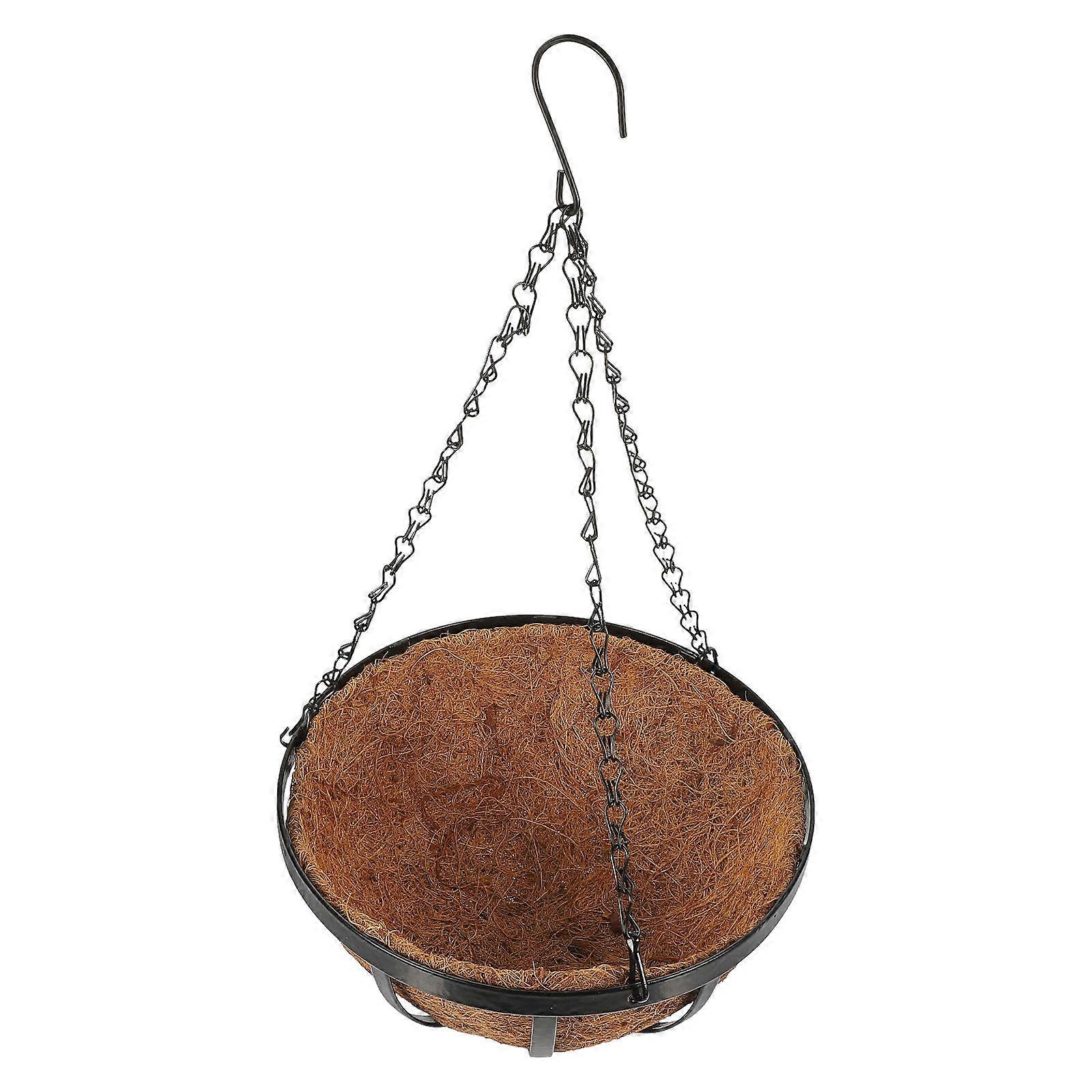 Wall Hanging Basket Flat Iron Hanging Planter for Daily Use