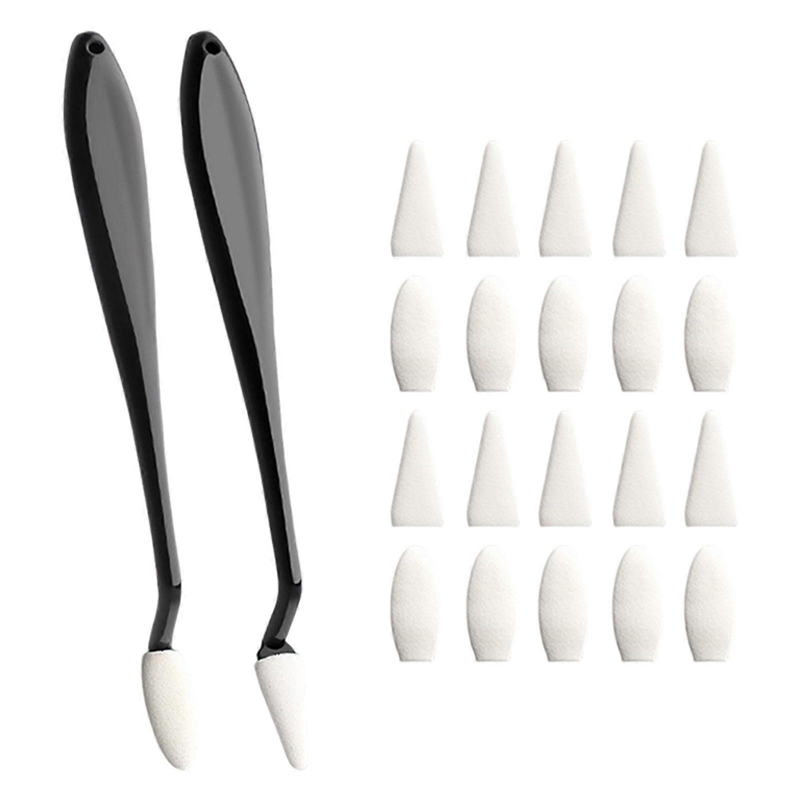 Mengxi Paper Art Blending Stumps Sketch Sponge Wipe 20 Replacement Sponge Wipes Sketch Drawing Trimmer Erase for Highlighting Shadowing Correcting