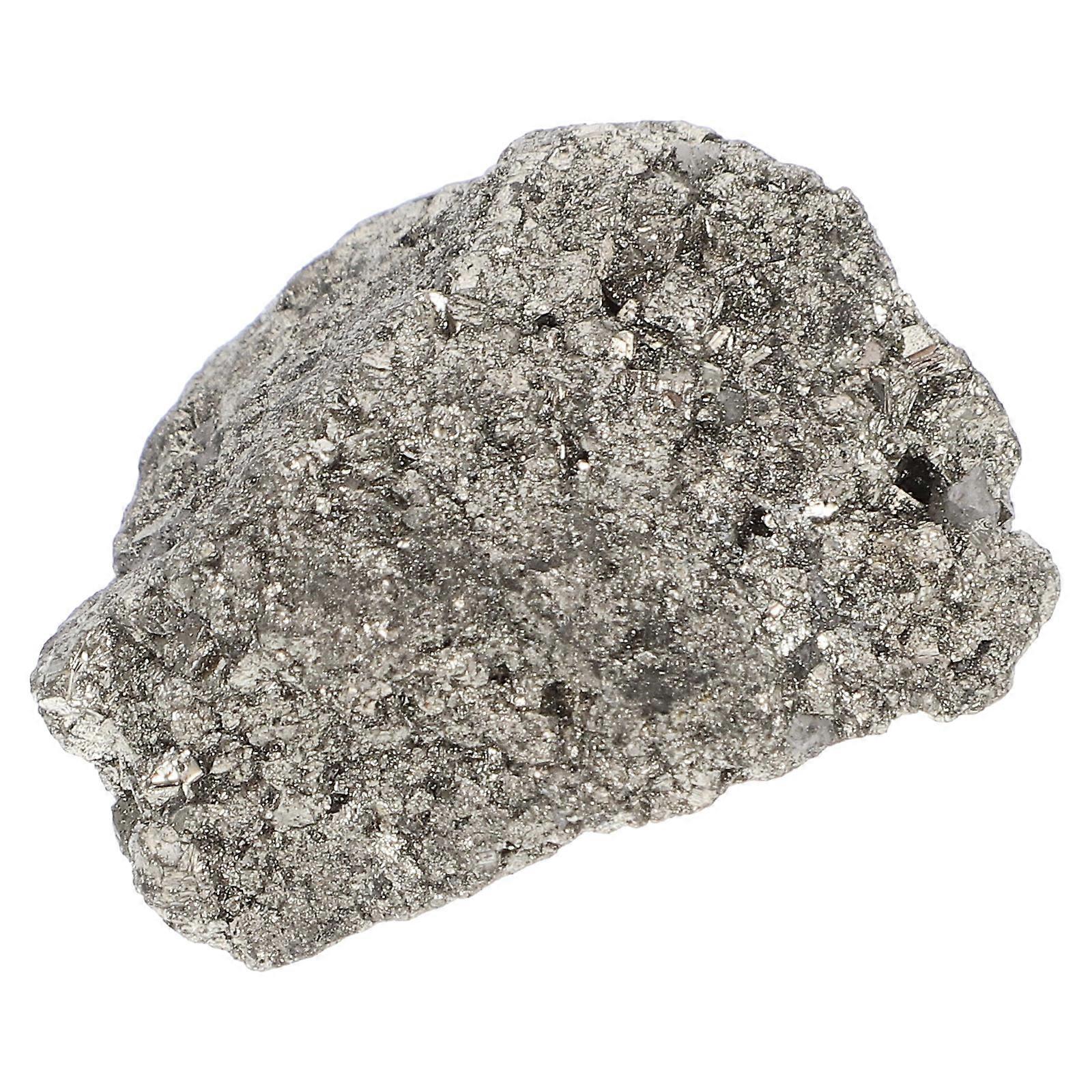 Silver Brass Ore Meteorite Stone Specimen for Collection Classroom Teaching
