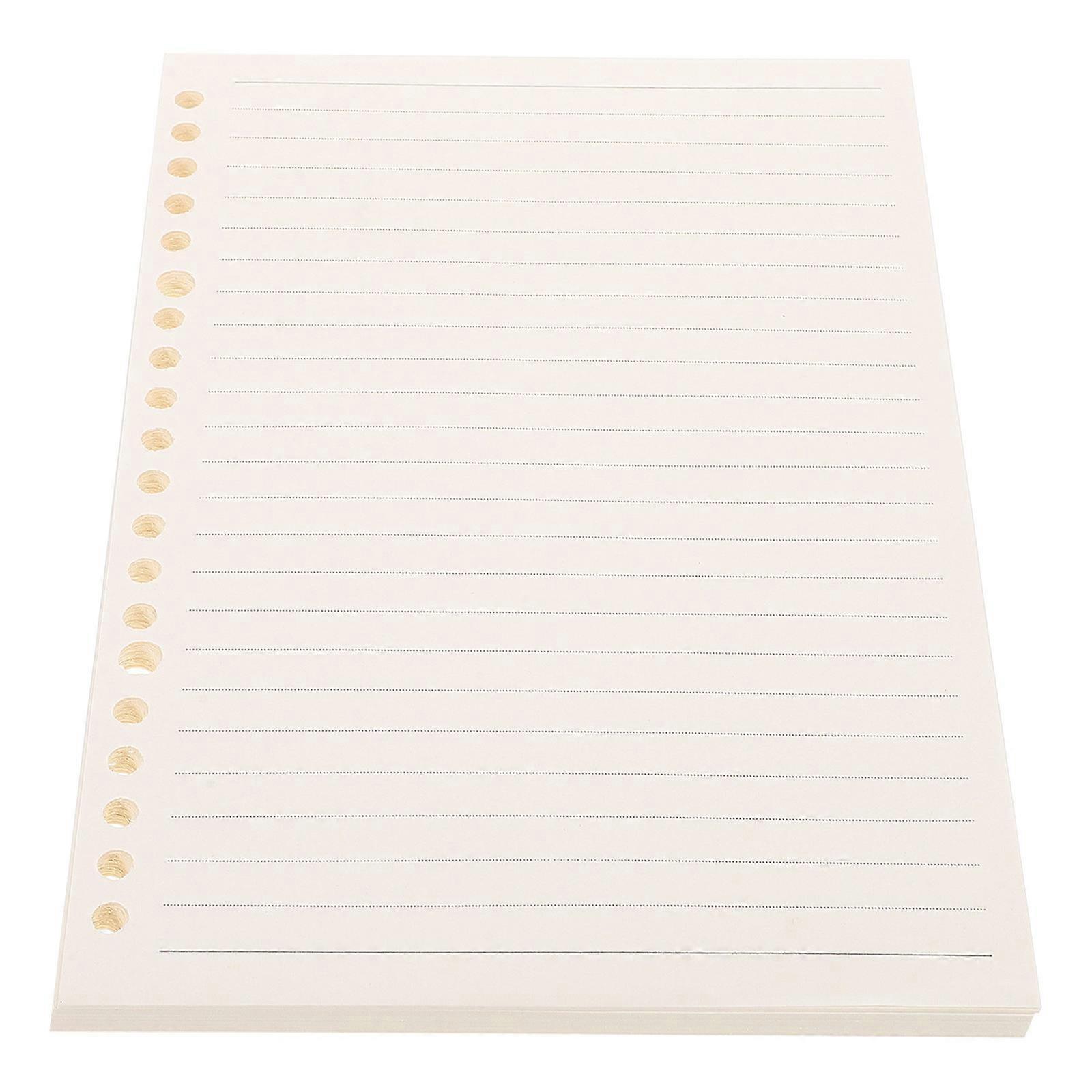 Journal Refill Paper A5 Grid Format for Writing Use 60Pcs Loose Leaf Sheets