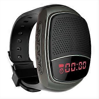 B90 Armbåndsur Bluetooth Højttaler med FM Radio Sort