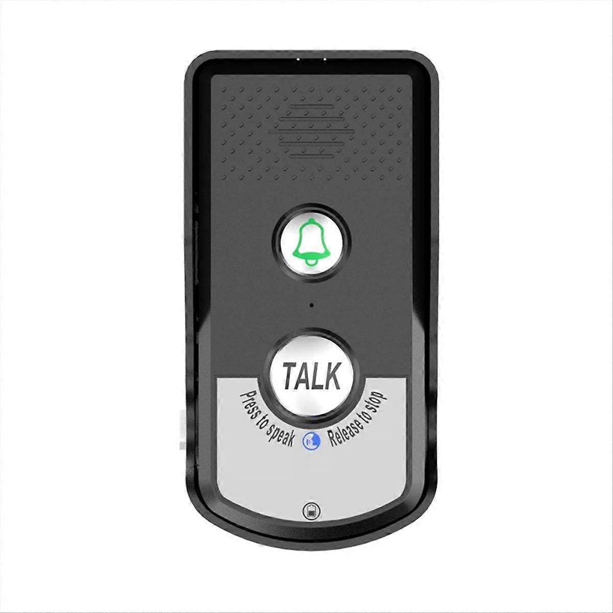 جرس باب لاسلكي 2.4G مع هاتف داخلي للمستشفى والفندق (B)