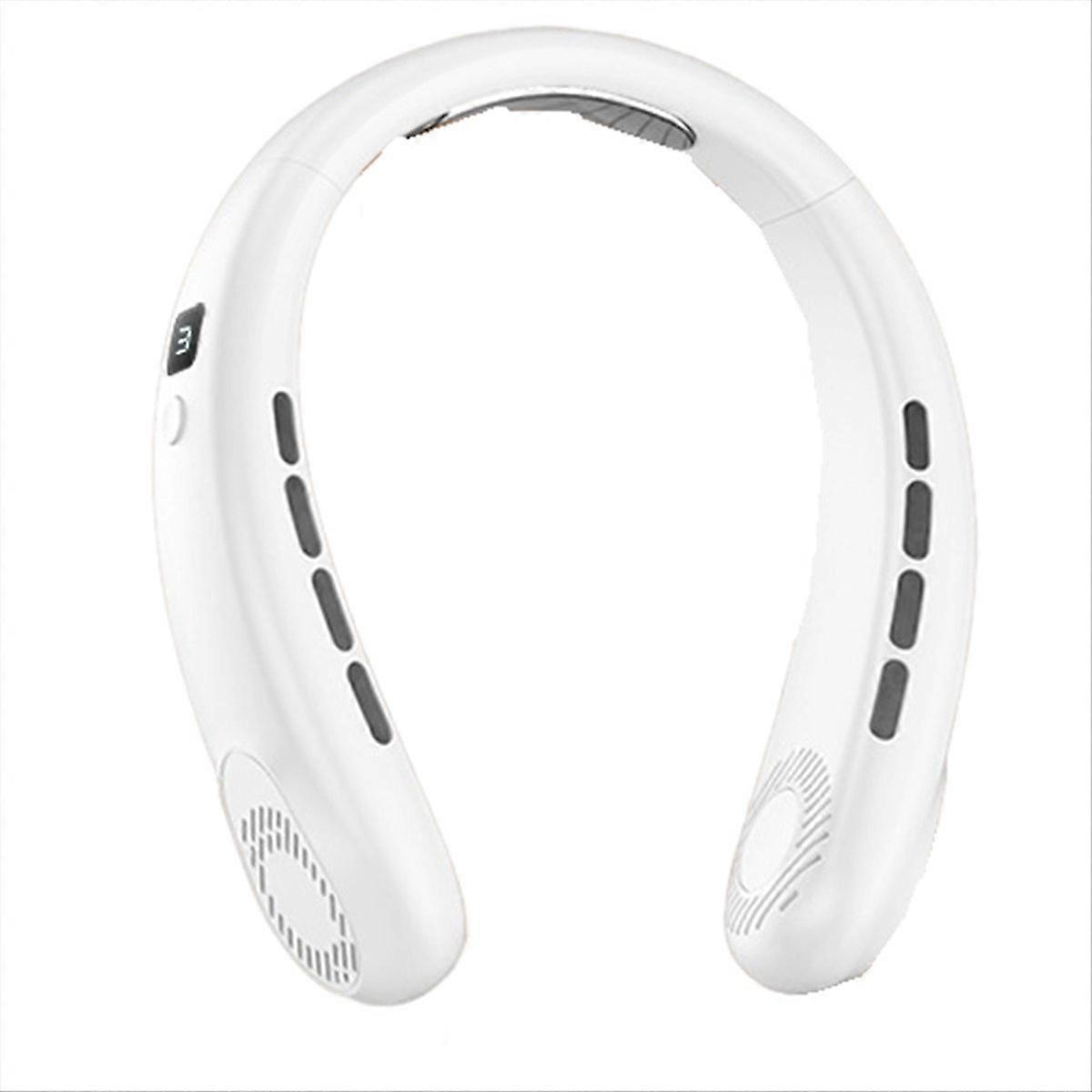 Leaf Less Neck Hanging Small Fan USB Charging Essential Summer C