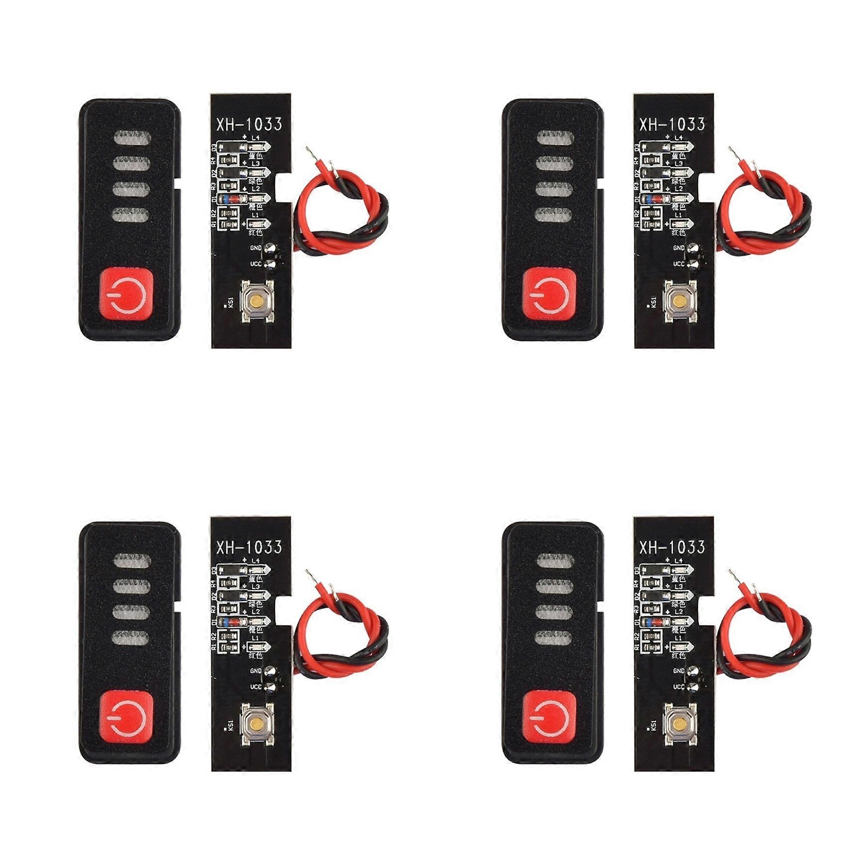 4X Electric Drill Battery Indicator LED Display for Makita 18V /21V Lithium Batteries 18650 Capacity Visual Tool