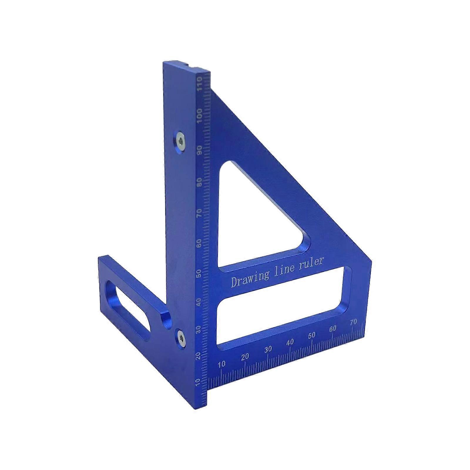 Lightweight Triangular Carpentry Woodworking Square Line Measuring Tool for Enhances Flexibility Efficiency in Workshops  2