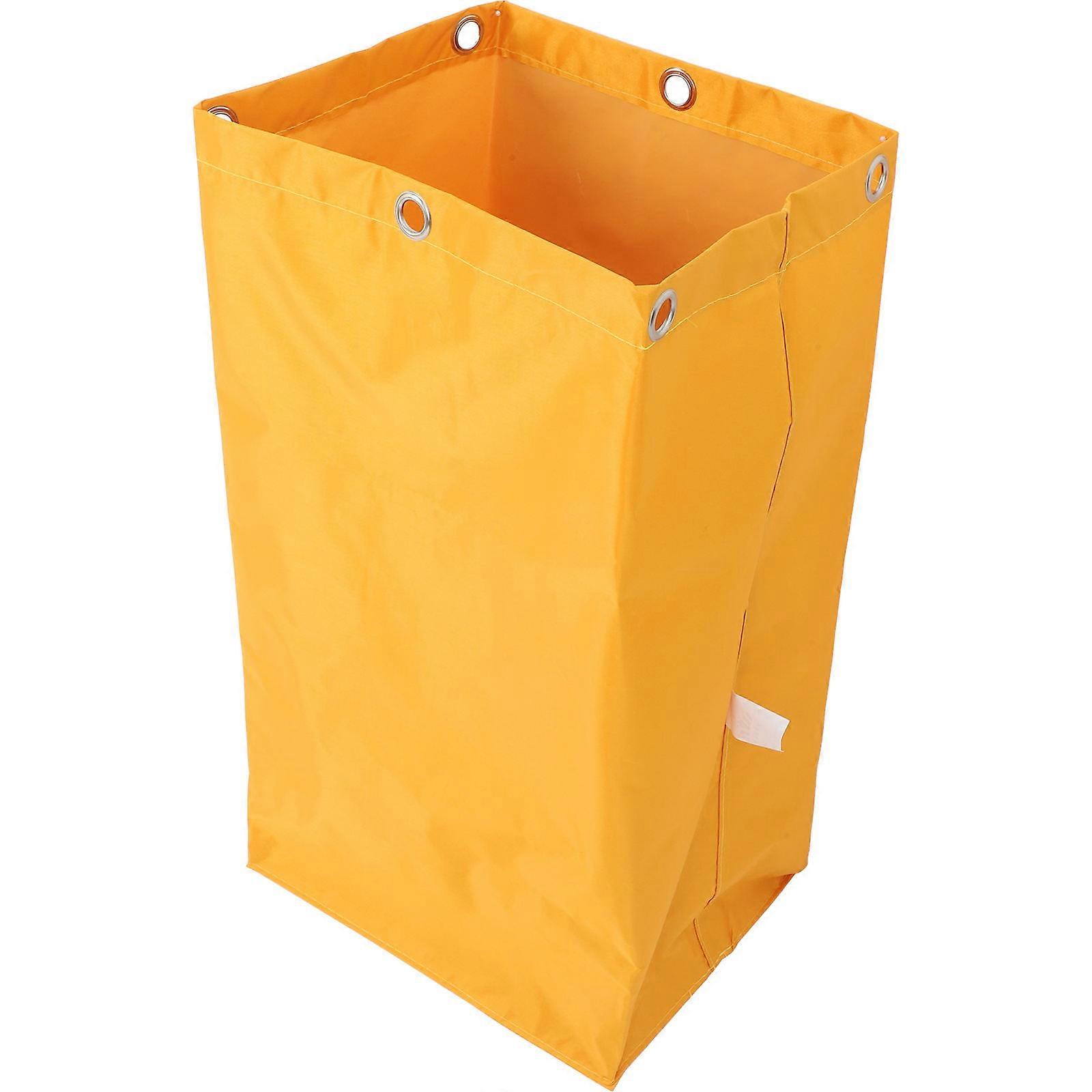 Sanitary Cleaning Trolley Bag Splashproof Rectangular Yellow 69.00X40.00X28.00CM 1Set