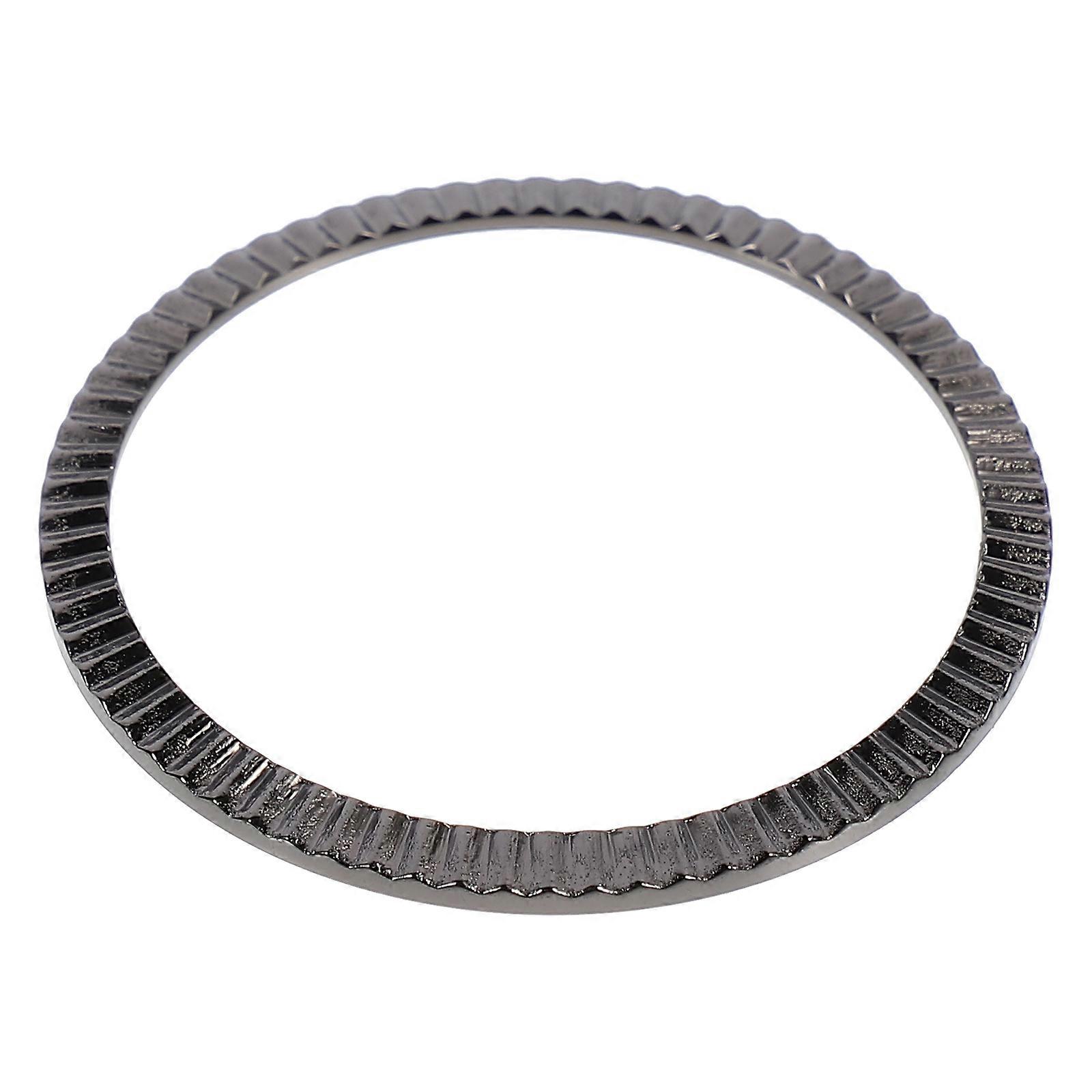 Wave Pattern Watch Bezel Ring for Watch 1Pcs Alloy Black Chic Accessory