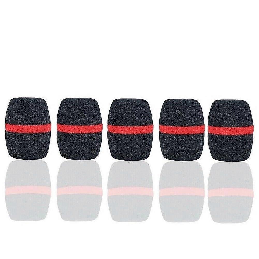 5 Pack Microphone Windscreen Foam Cover Compatible with Sennheiser Wireless Mic G2 G3 G4 Noise Reduction