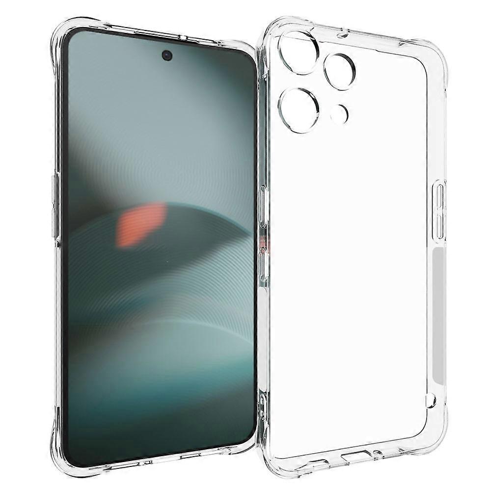 Compatível com Nothing Phone (3a) Lite 5G Capa de celular TPU antiderrapante e transparente