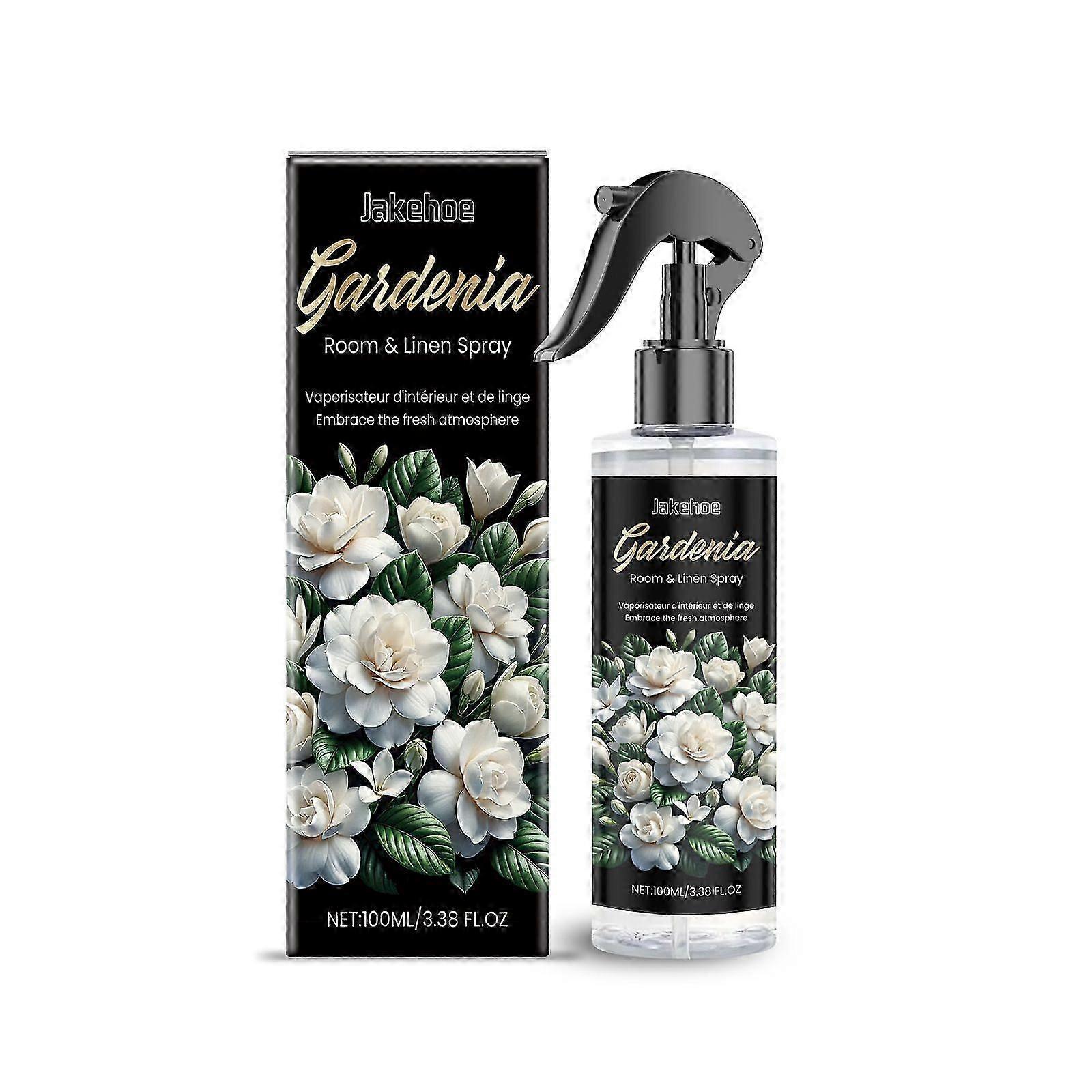Gardenia Indoor Air Freshener Spray - Long-Lasting Natural Fragrance & Odor Eliminator, 100ml | Easy-to-Use, Safe, and Versatile for Home, Bedroom, an