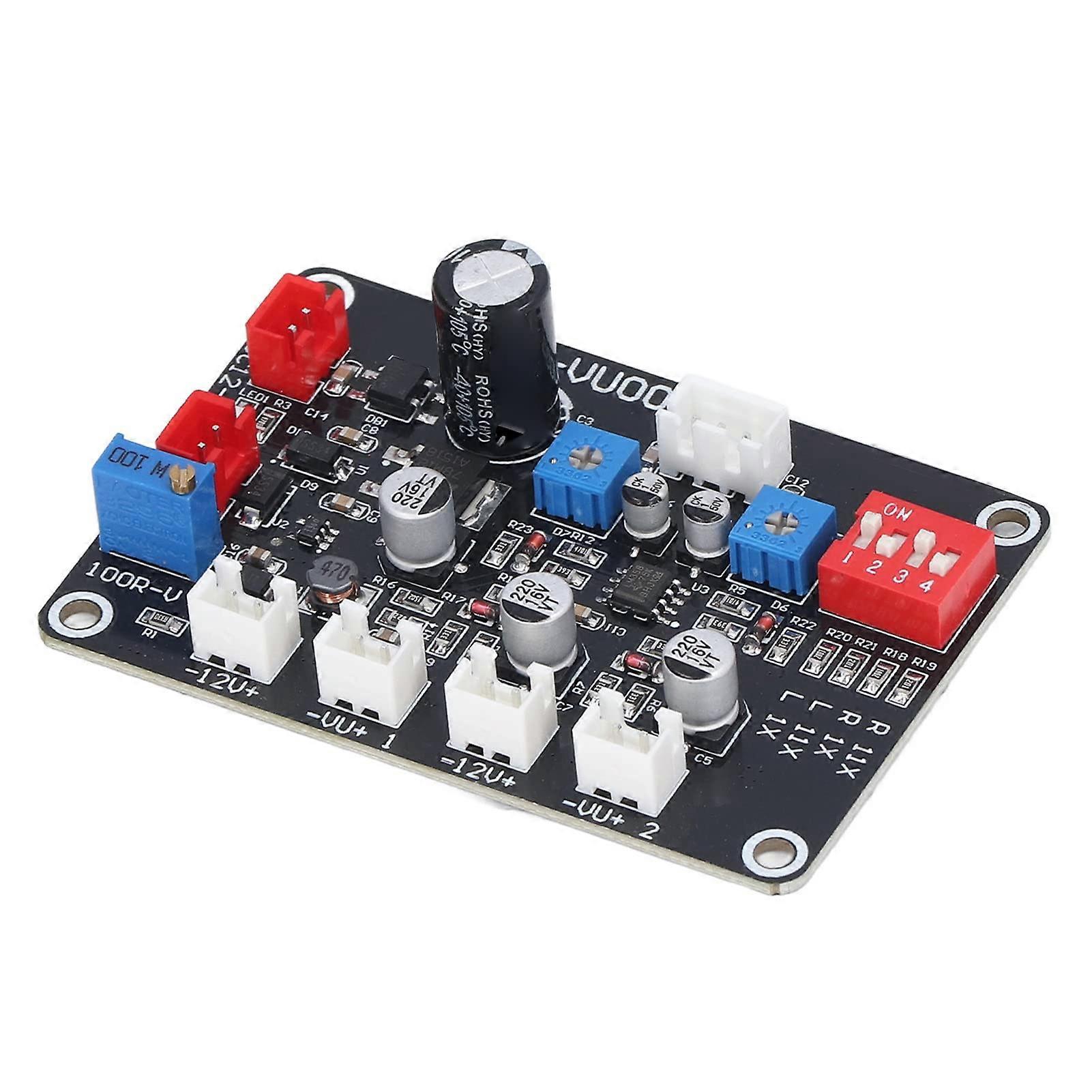 VU Meter Driver Board with Adjustable Backlight for Audio Amplifier Upgrade and Smooth Needle Movement