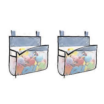 2X Greater Capacity Bath Toy Organizer, Extra Large Opening Bathroom Toy Holder, Bottom Zipper Bathtub Toy Storage Bag