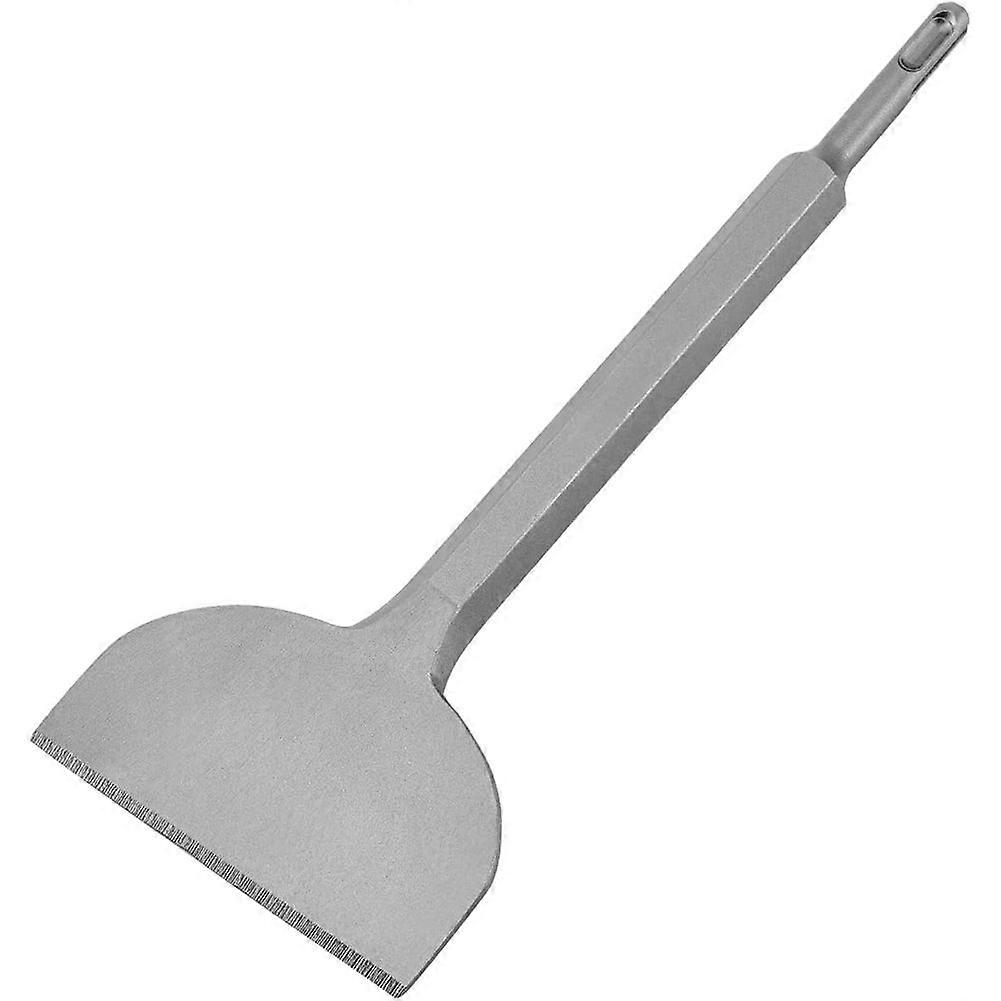4 Inch Wide Tile & Thinset Scaling Chisel SDS-Plus Shank 4" X 11" Thinset Scraper Wall and Floor Sc