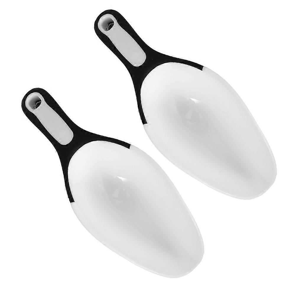 Multi-Function Plastic Ice Scoop Flour Scoops for Kitchen Tasks 2Pcs Reusable