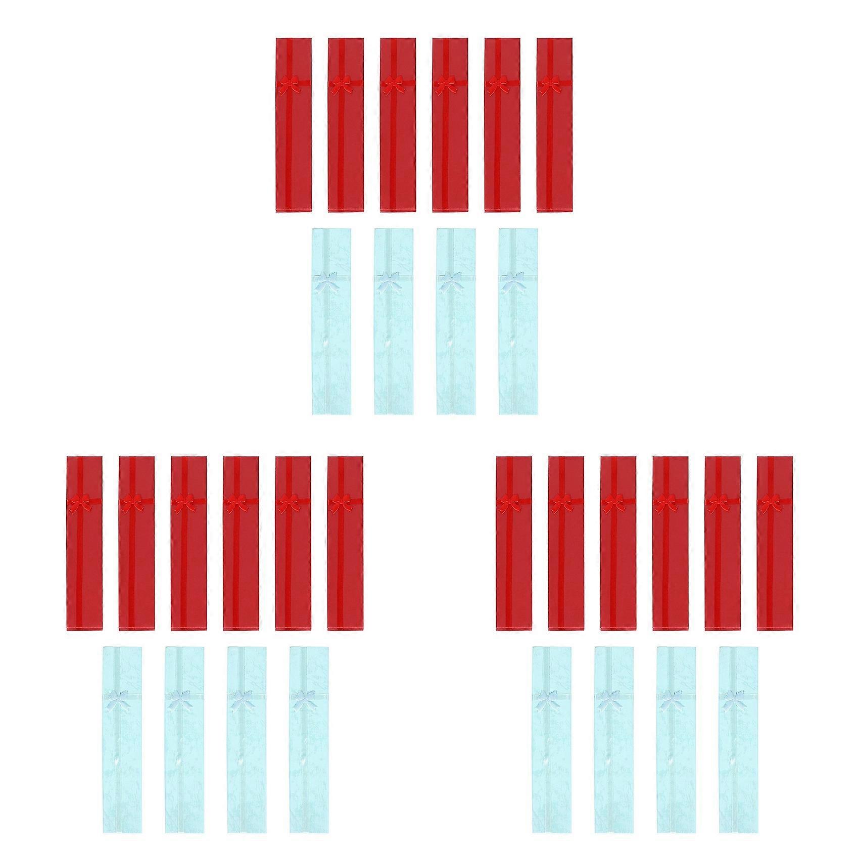 30 x Elegant Luxury Gift Boxes Long Rectangular for Jewelry Presentation Necklaces