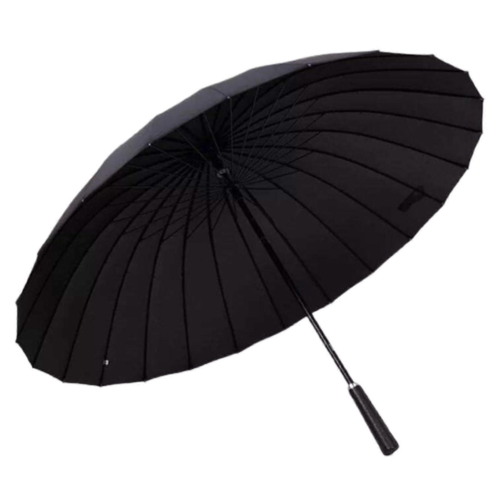 Large Golf Umbrella 52 Inch Oversized Windproof Canopy Rainbow Design for Beach and Course