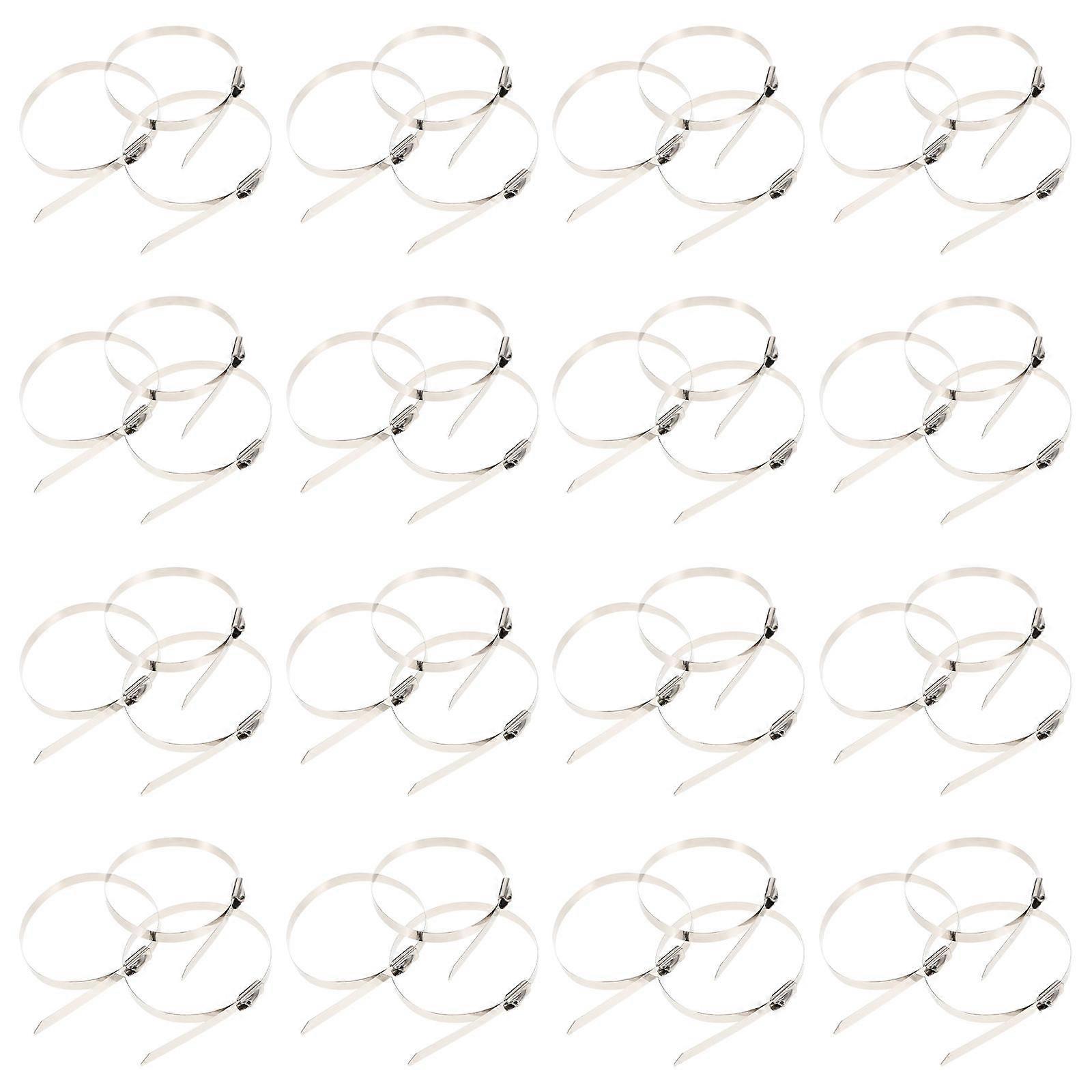 Self-Locking Stainless Steel Cable Ties Cable Management 100Pcs