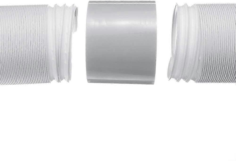 Portable Air Conditioner Exhaust Hose Connector 15cm Extendable Vent Coupling with Durable Wire Support