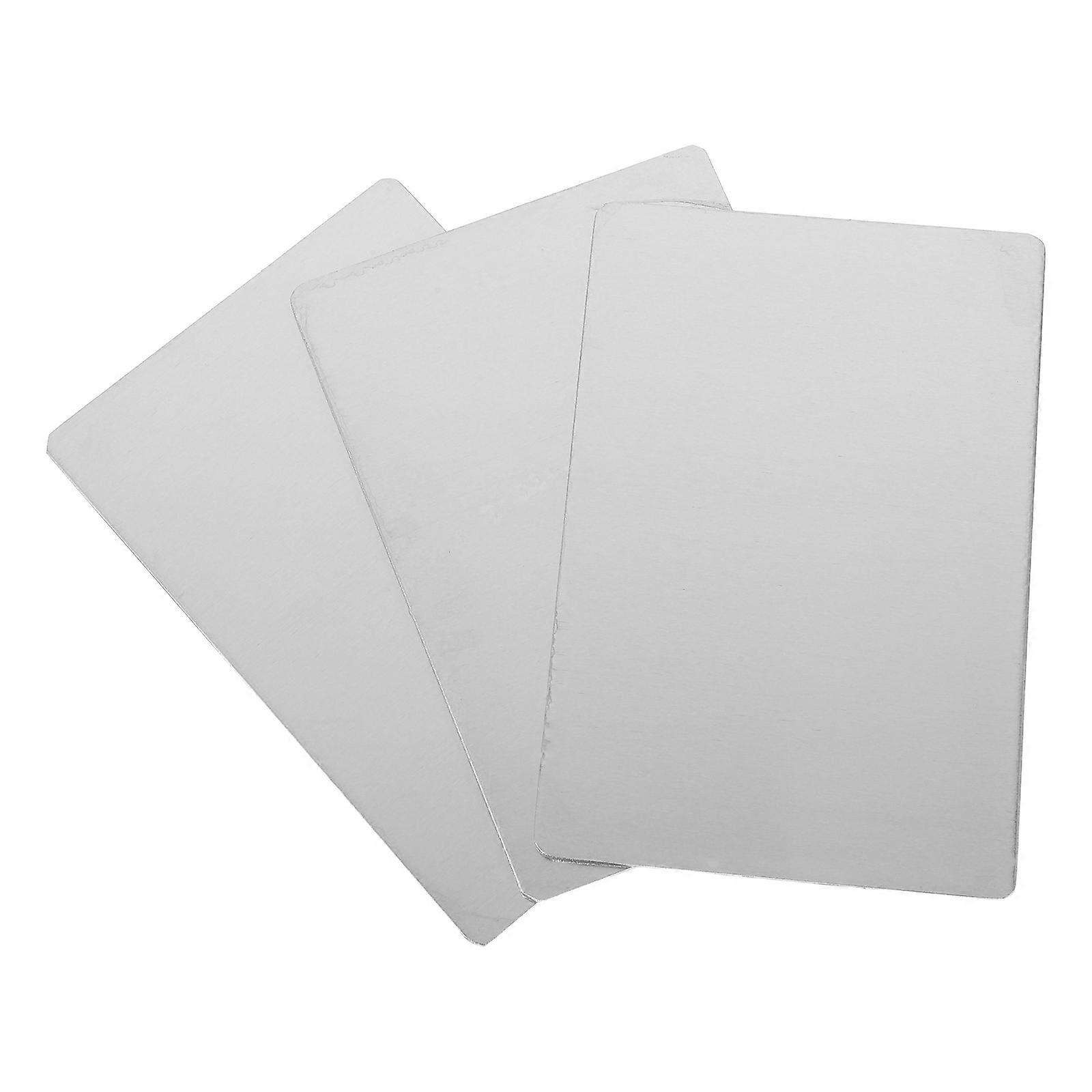 Pet Cool Plate for Small Pets 3Pcs Silver Rabbit Cooling Plate Hamster Mat