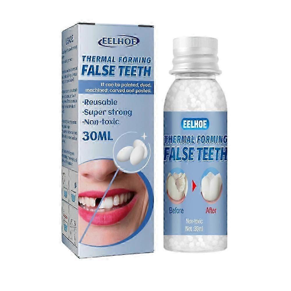 1-3pcs Temporary Tooth Repair Moldable Fix Broke Gap Teeth False Teeth Solid Glue 30ml