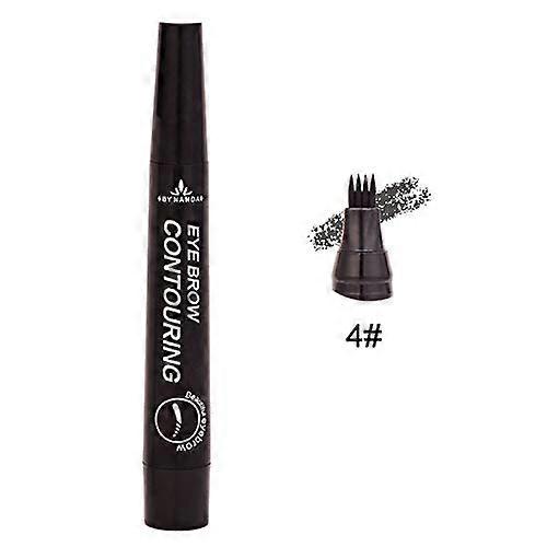 Waterproof Eyebrow Pencil Liquid Pen 3D Fork Tip Precision Long Lasting Smudge Proof Makeup