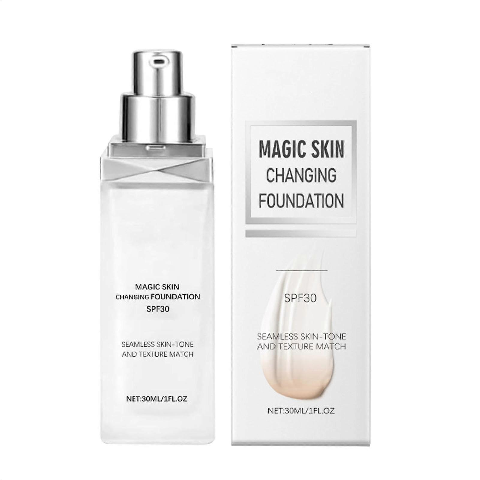 Color Changing Foundation with Adaptive Color Technology, Flawless Coverage, Long Lasting Waterproof Wear