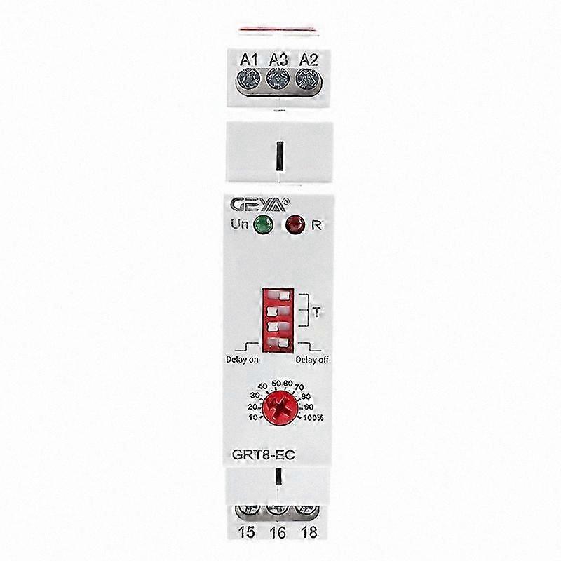 GRT8-EC 10A Dual Function Timer Relay, On/Off Delay, AC230V