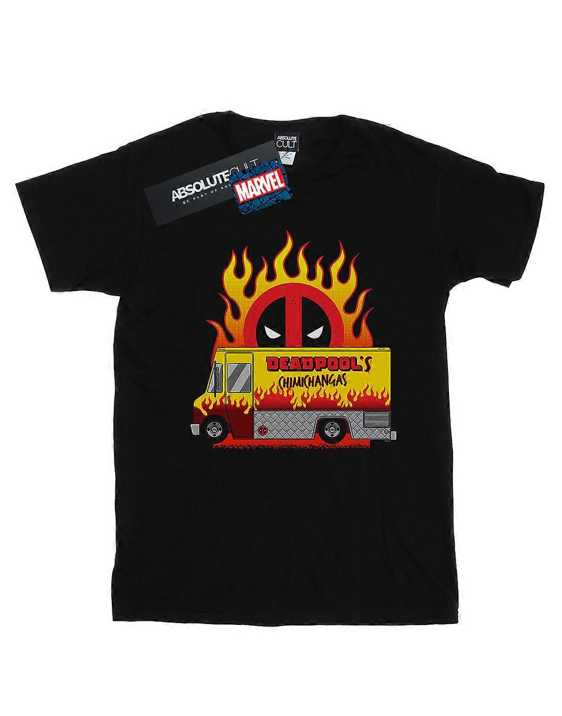 Marvel Men's Deadpool chimichangas van camiseta