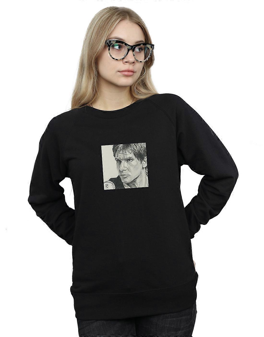 Star Wars Women's Han Solo Drawing Sweatshirt
