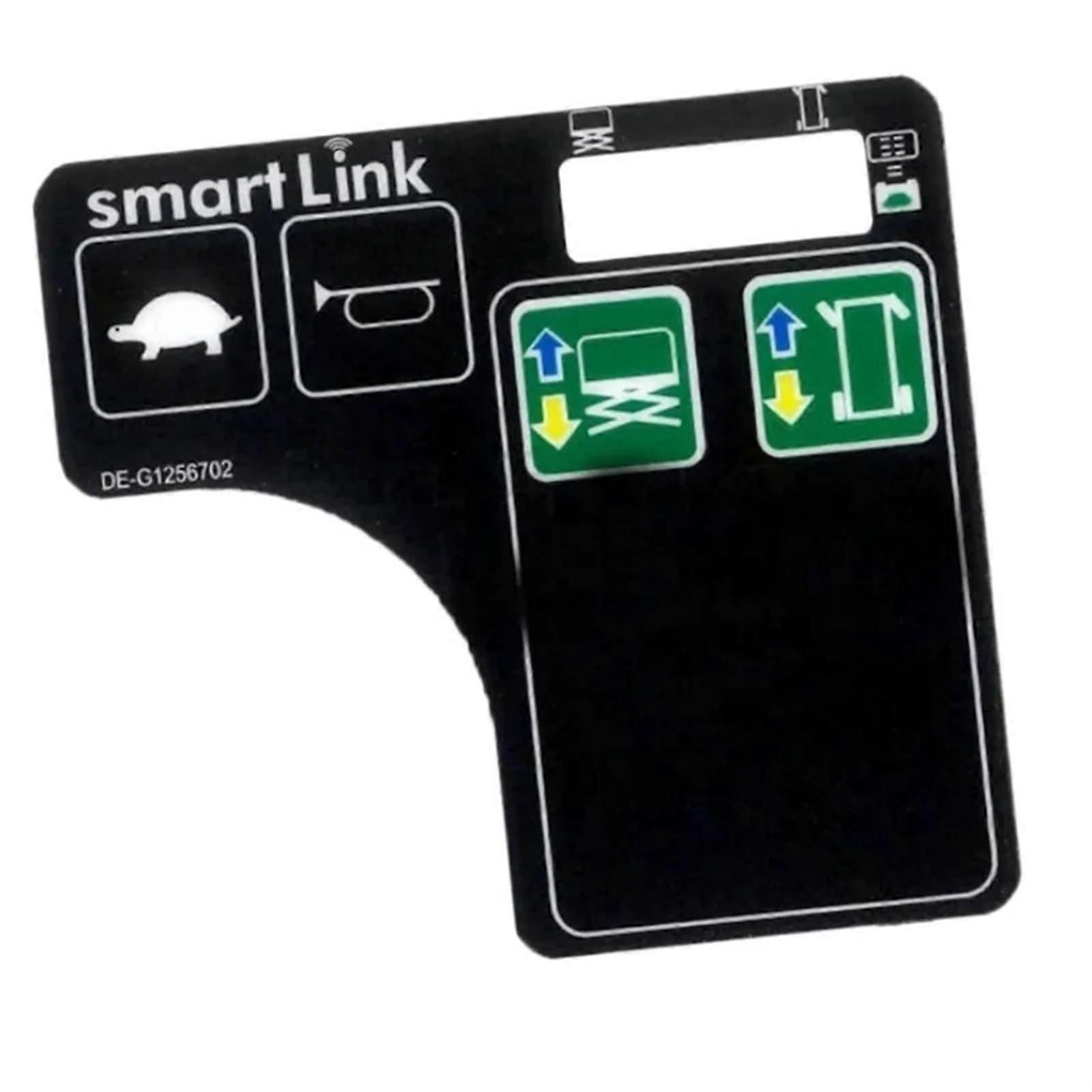 Replacement Control Box Decal Sticker with Clear Control Labels and Durable Adhesive