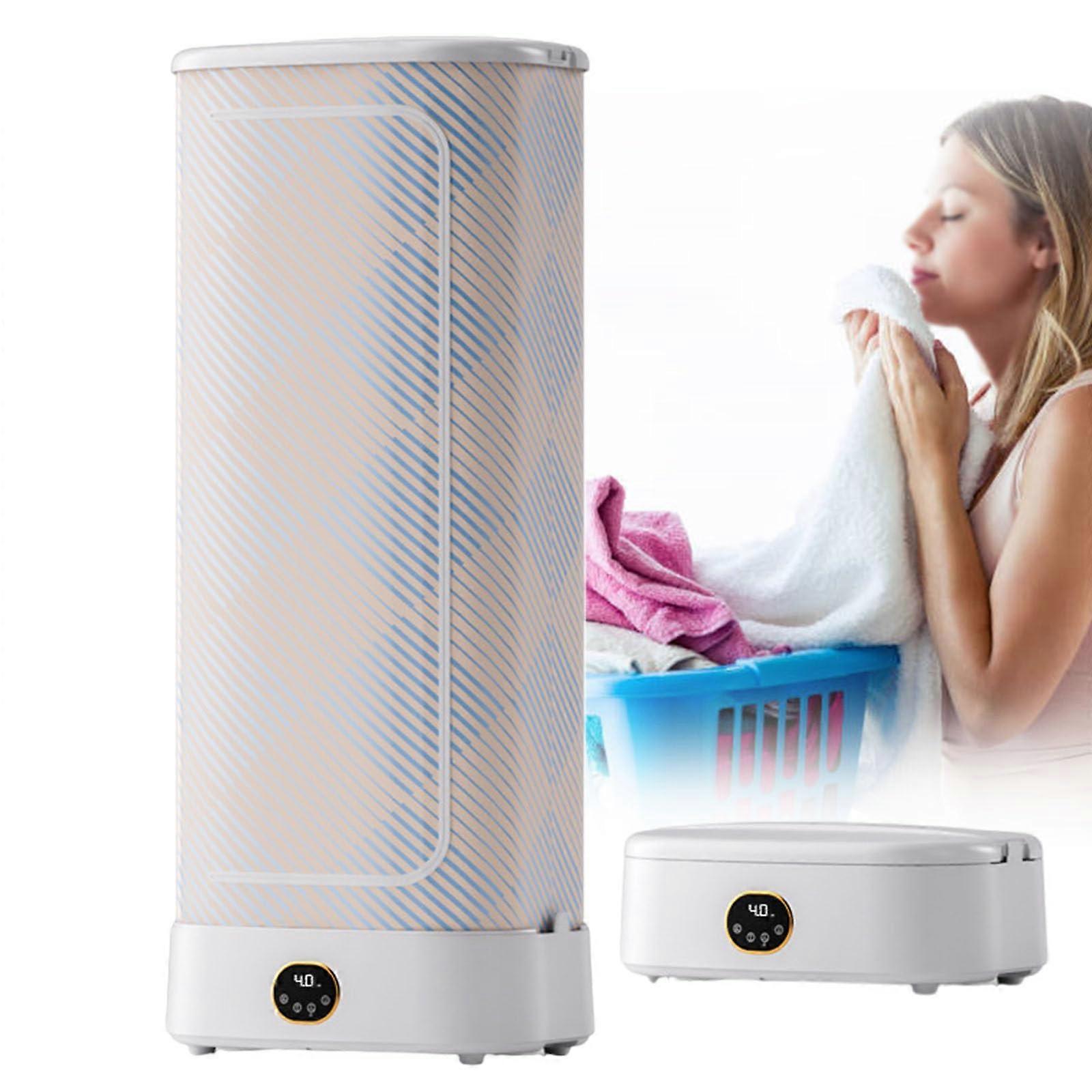 Upgraded Steam Clothes Dryer with 3D Hot Air Circulation, Foldable Design, Timer, Remote Control