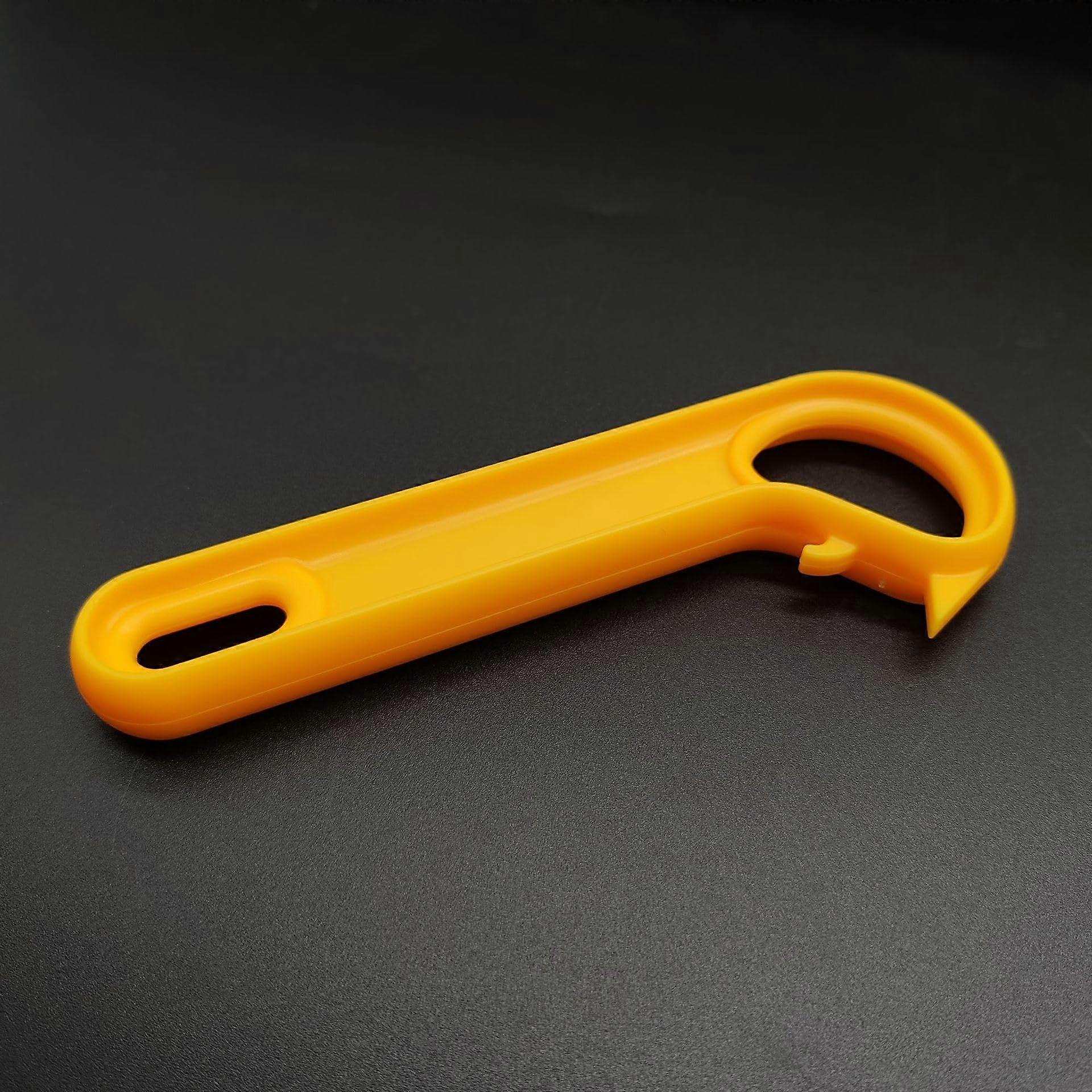 Safe Ring Pull Can Opener, Easy TwoStep Ergonomic Grip, 2 Pack Yellow for Seniors