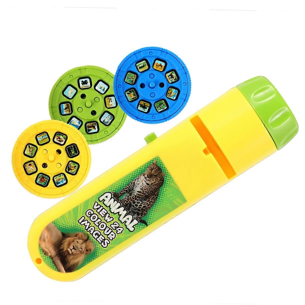 Kids Projection Flashlight Toy with Interactive Pattern Projection for Hand Eye Coordination and Learning