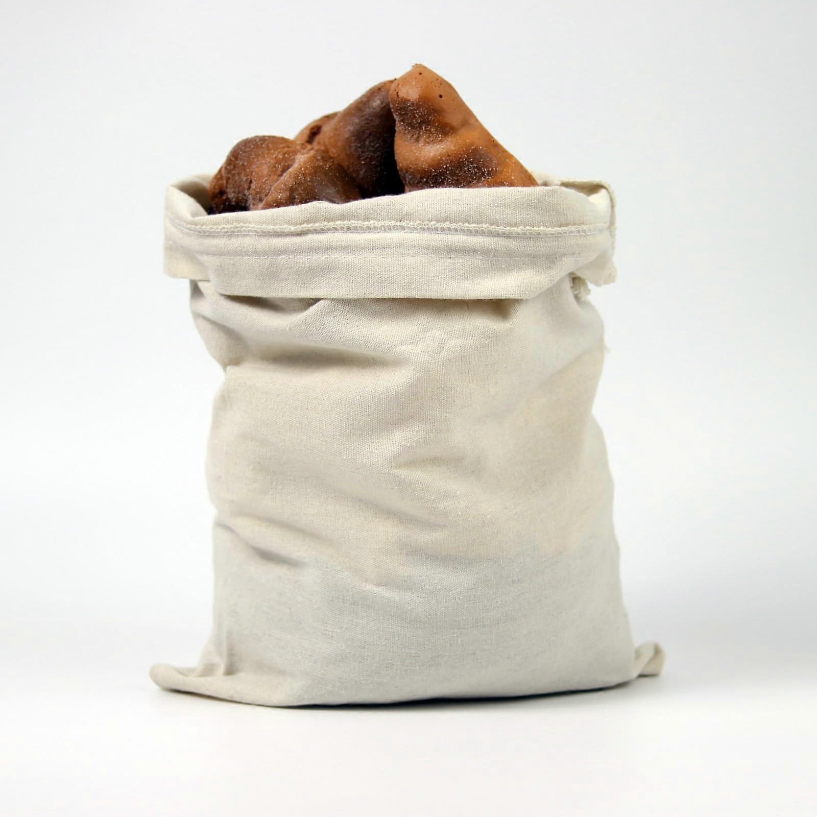 Large Reusable Bread Storage Bag Linen for Sourdough Keeps Bread Fresh Machine Washable