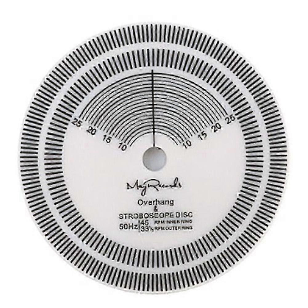 LP Record Player Strobe Disc Calibration Tachometer Record Player Speed Detection Record Calibratio