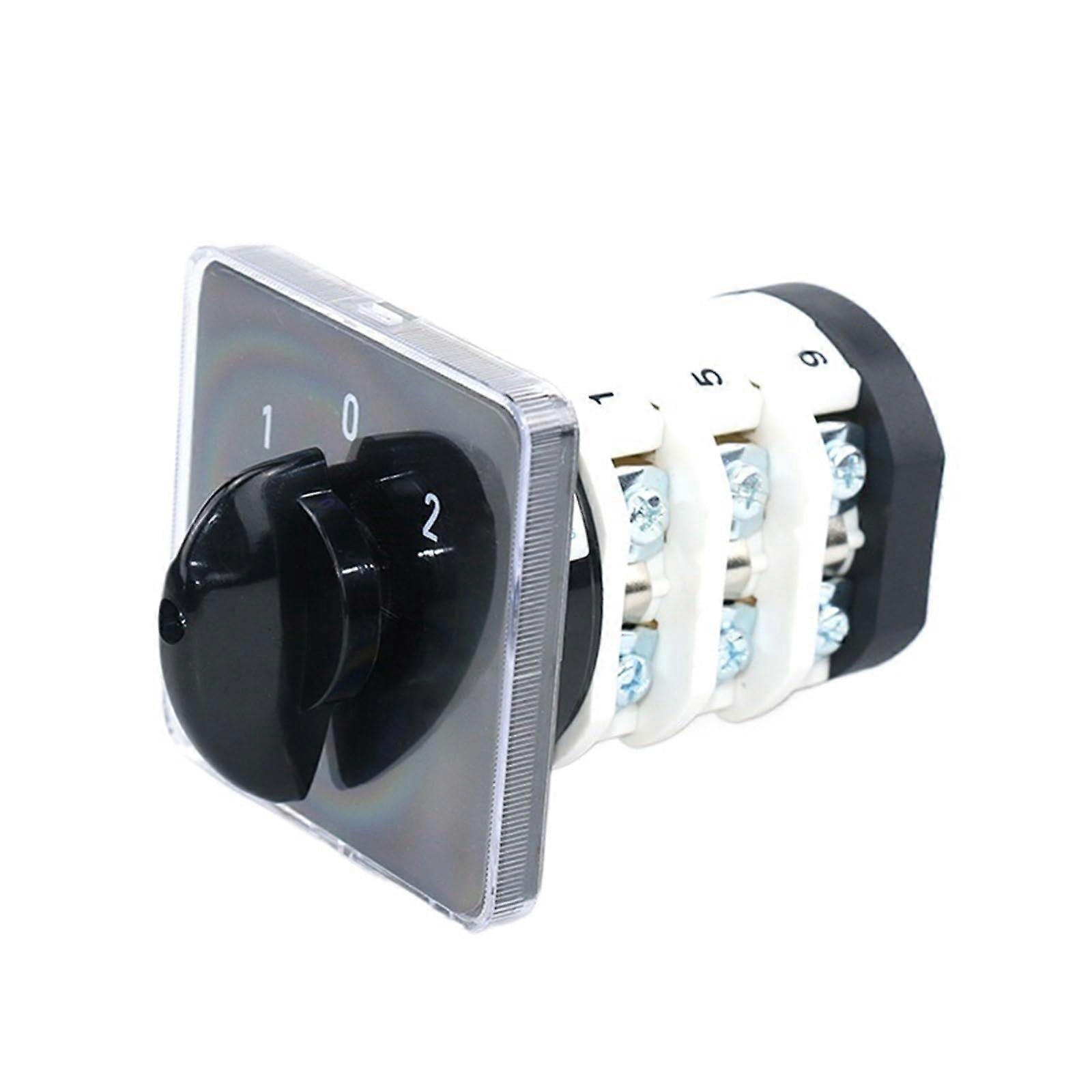 Cam Switch 32A 3 Position 3 Phase Silver Contact Rotary Selector AC440V  Voltage Control