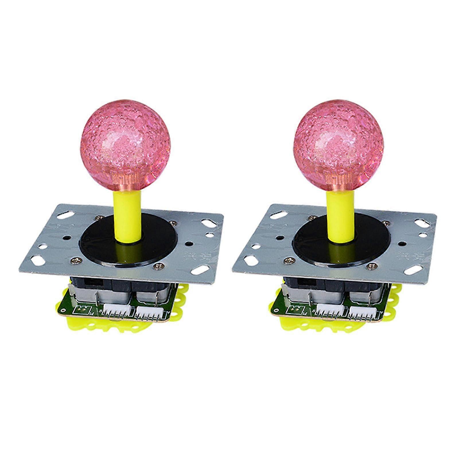 Metal Gaming Joystick with Smooth Responsive Control, MultiPlatform Arcade Stick for Fighting Games