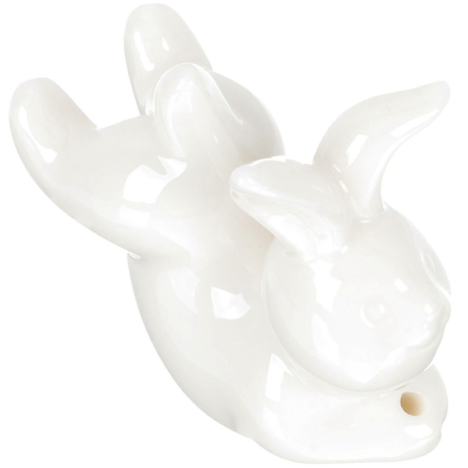 Ceramic Incense Stick Holder Incense Burner Multi-functional Easter Rabbit Statue Decoration