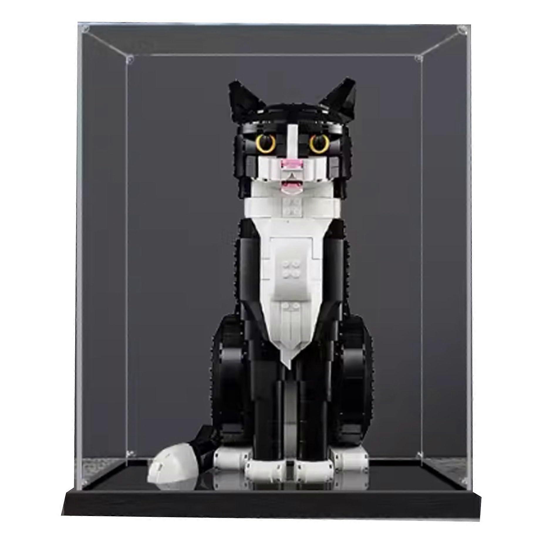 Acrylic Display Box for  21349 Cat, Dustproof  Transparency Collectibles Case 3mm