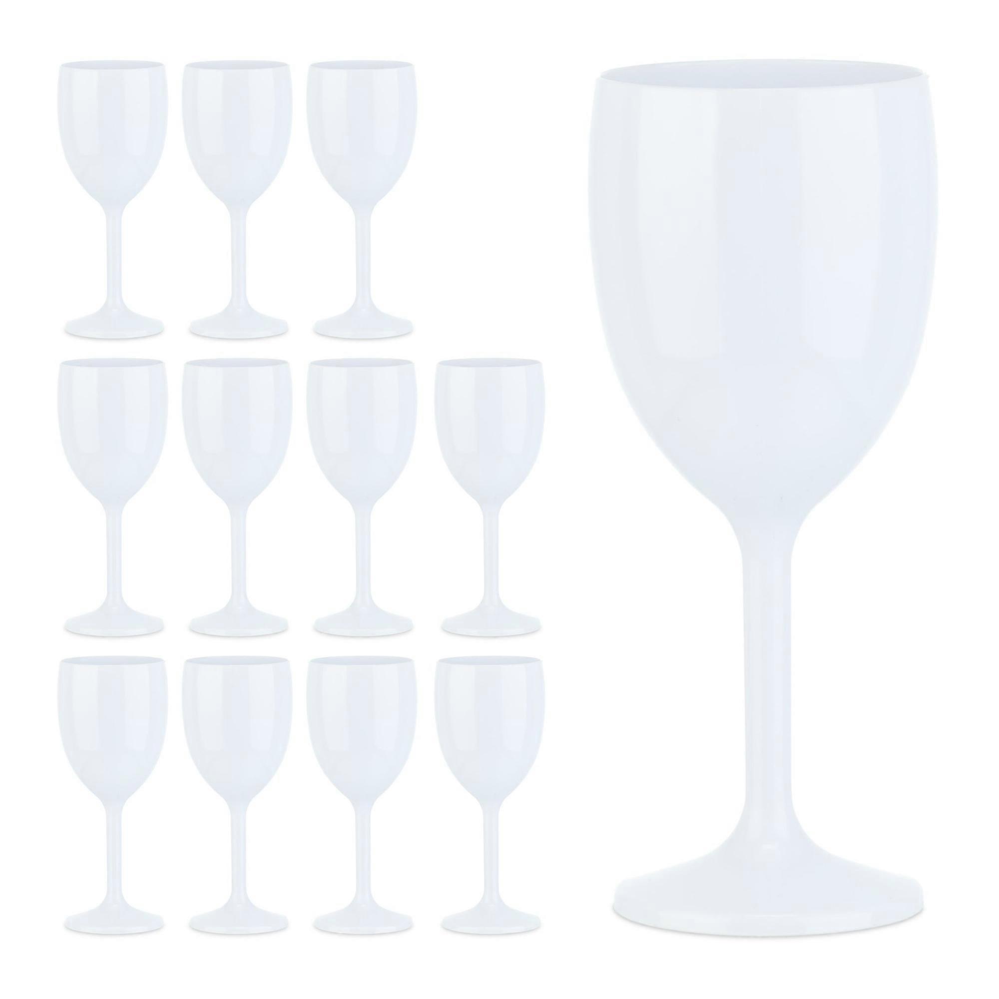 Weingläser aus Kunststoff - 12er-Set