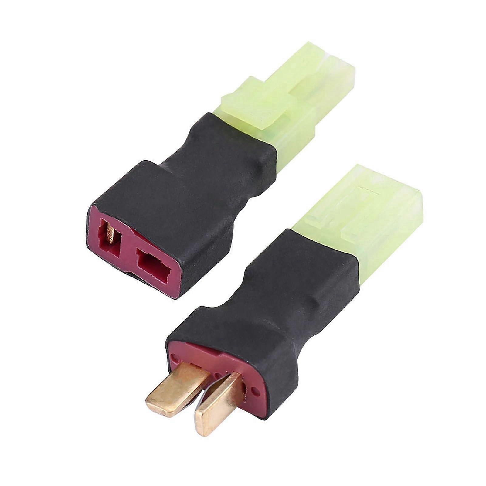 RC T Plug Adapter Male to Female Connector,  Current, Quick Conversion for RC Battery 2PCS