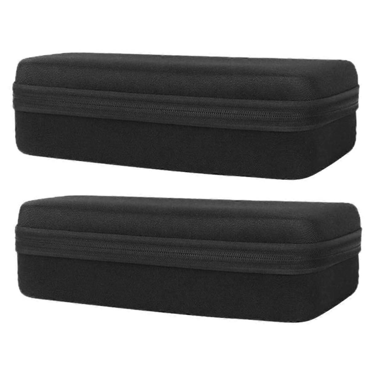 2Pcs Electric Scooter Accessories Bag Hard Shell Shockproof EV Charger Storage Case with Ample Space