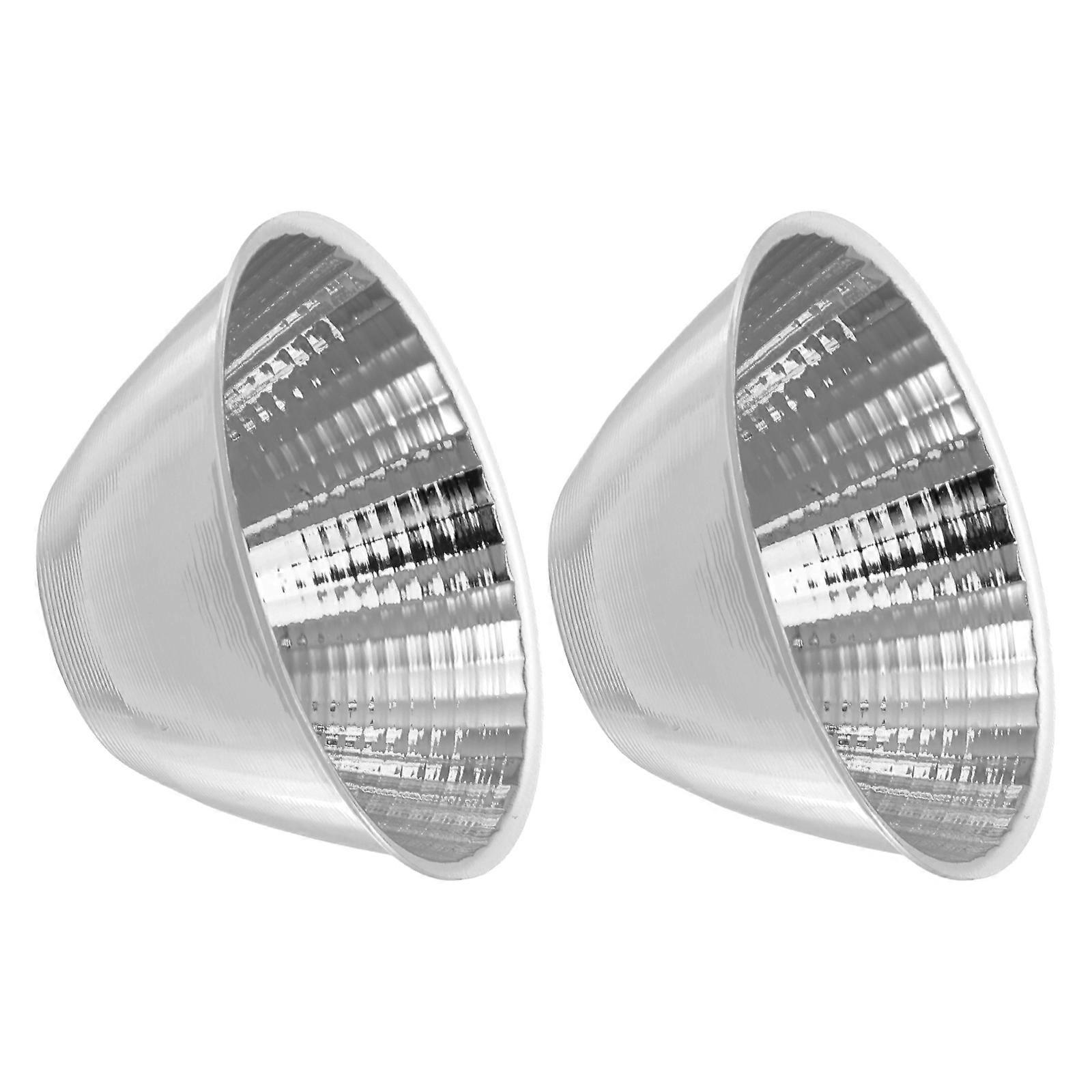 Aluminum Flashlight Reflector Cup for Glare Reduction 2Pcs Replacement