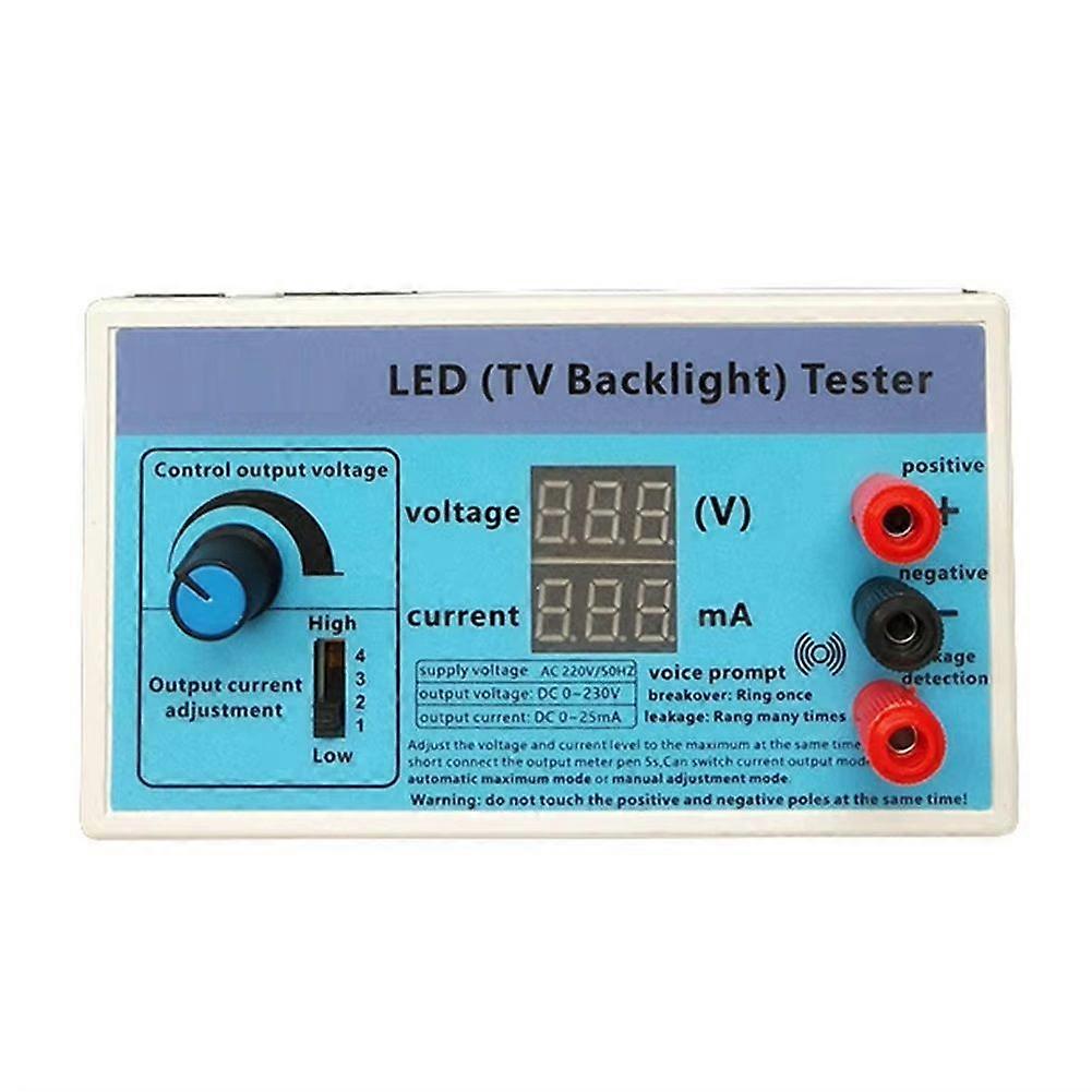 Multipurpose LED Strip Testing Instrument with Output Voltage and Current Display for Efficient TV Backlight EU Plug