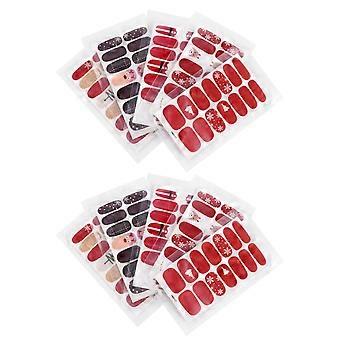 Weihnachtliche Nagelsticker, 10 Blatt