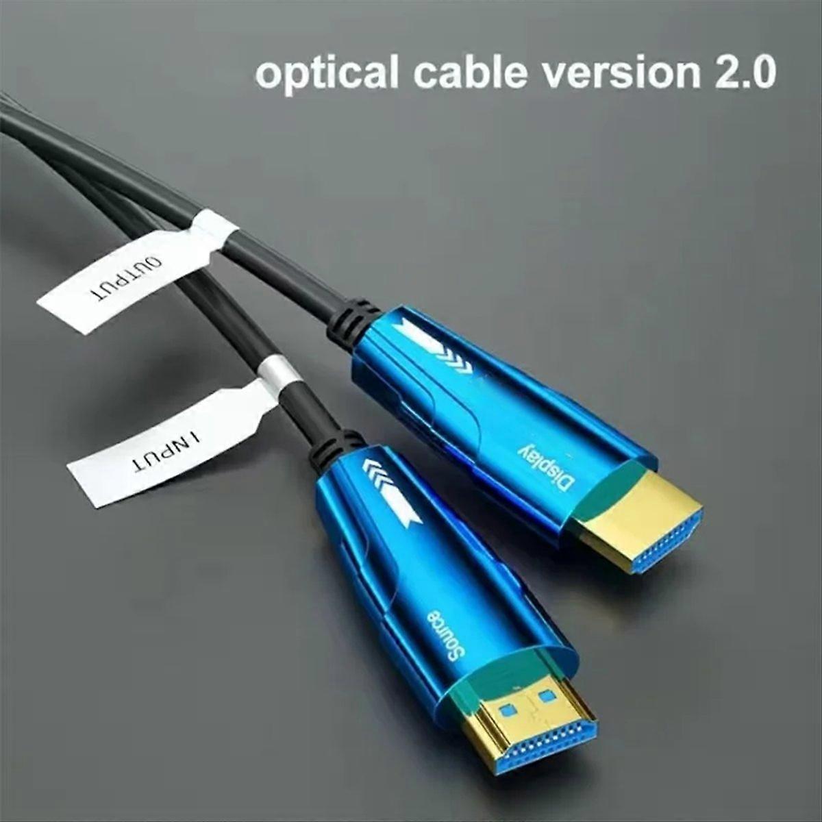 4K Fiber Optic Cable High Speed -Compatible 2.0 HD Cable 10m