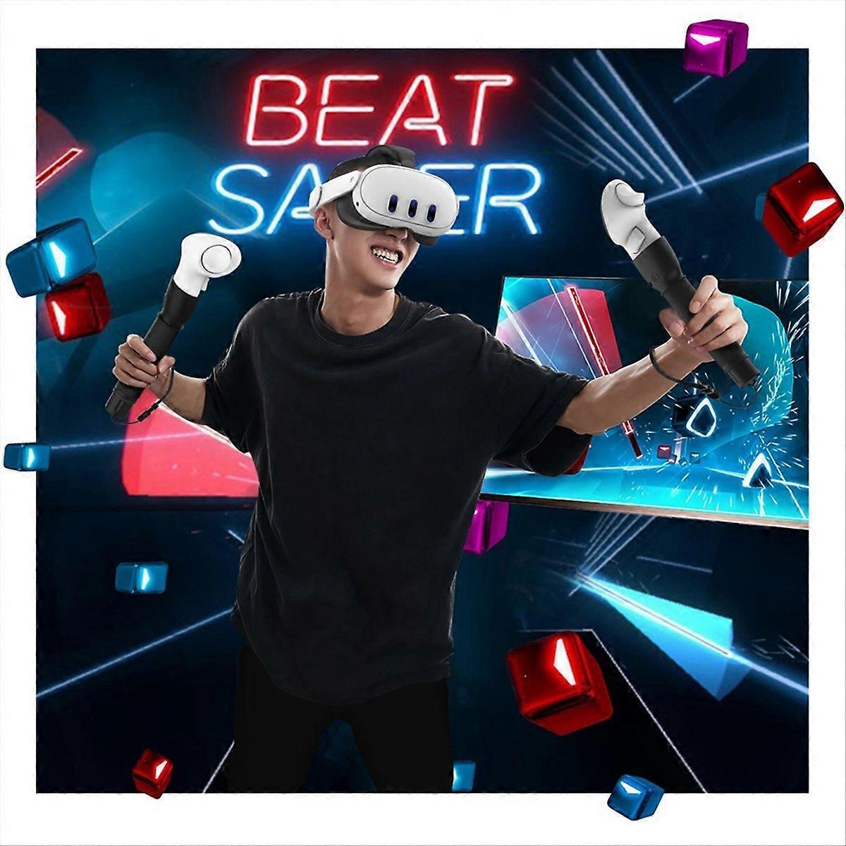 5 in 1 VR Controller Adapter for 3 Handle Grips Black