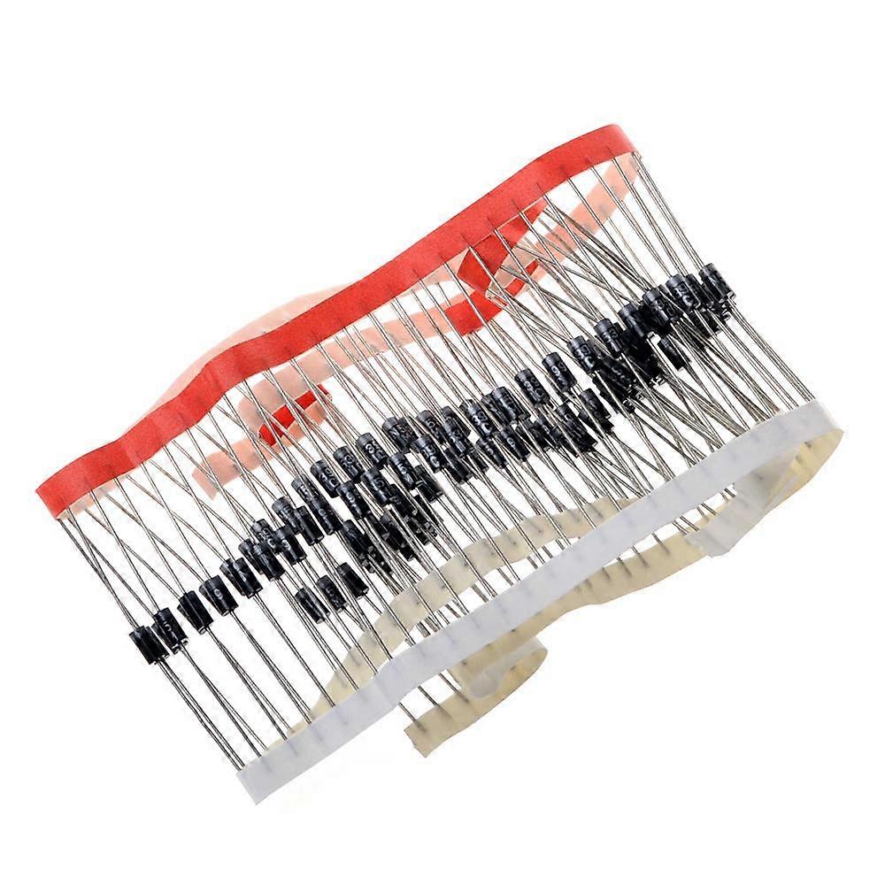 100pcs 1N5398 Rectifier Diode 1.5A 800V DO15  Voltage Reliable Bulk Value Pack